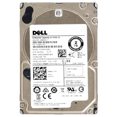 Harddisk Dell 2TB 7.2k SAS 12G 2.5" - 0FVX7C