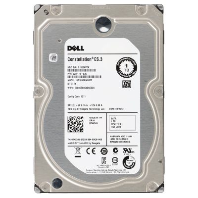 Harddisk Dell 1TB 7.2k SATA 6G 3.5" - T4XNN 1YEAR