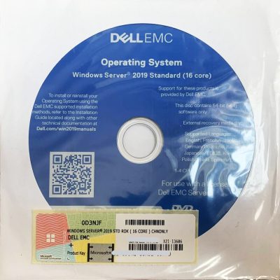 Windows Server 2019 Standard DVD Install + COA License