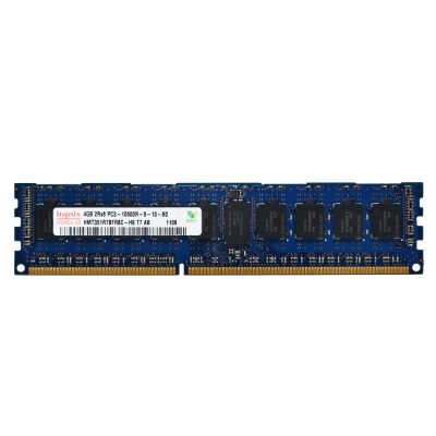 Hynix HMT351R7BFR8C-H9T7-AB 4GB DDR3-1333/PC3-10600 RDIMM 240-Pin CL9 Dual Rank x8 ECC Registered Memory Module