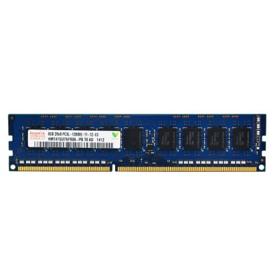 SK HYNIX 8GB PC3L-12800E DDR3-1600 UNBUFFERED ECC 2RX8 CL11 240 PIN 1.35V LOW VOLTAGE MEMORY MODULE (HMT41GU7AFR8A-PB)