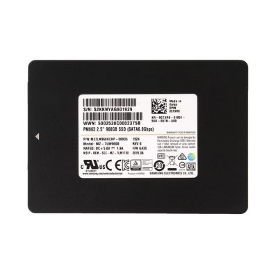 Samsung PM863 960GB ProSeries SSD 2.5" SATA Solid State Drive MZ-7LM9600 03D6WK